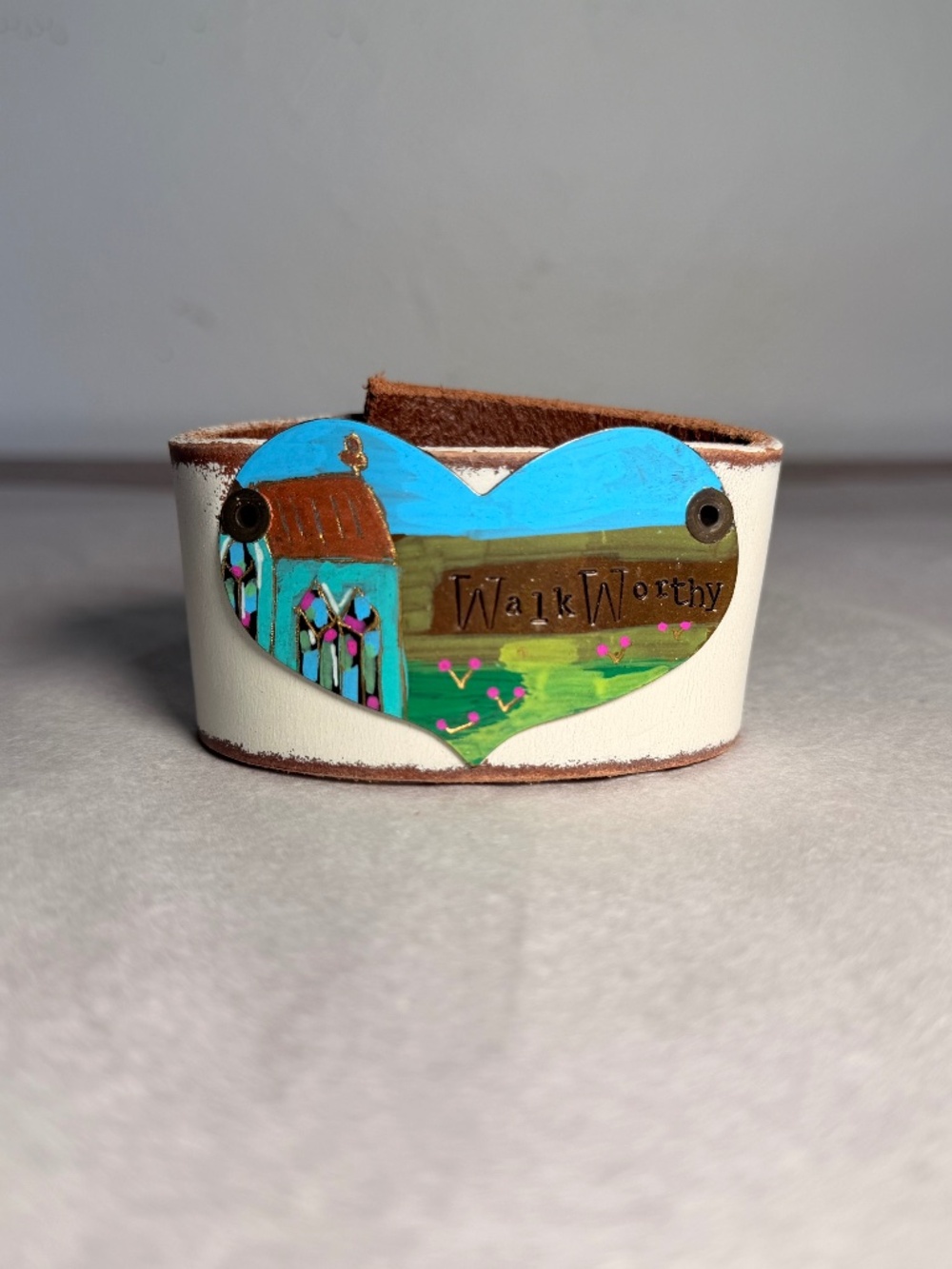 BRAND NEW Farmgirl Paints  Leather Cuff Bracelet